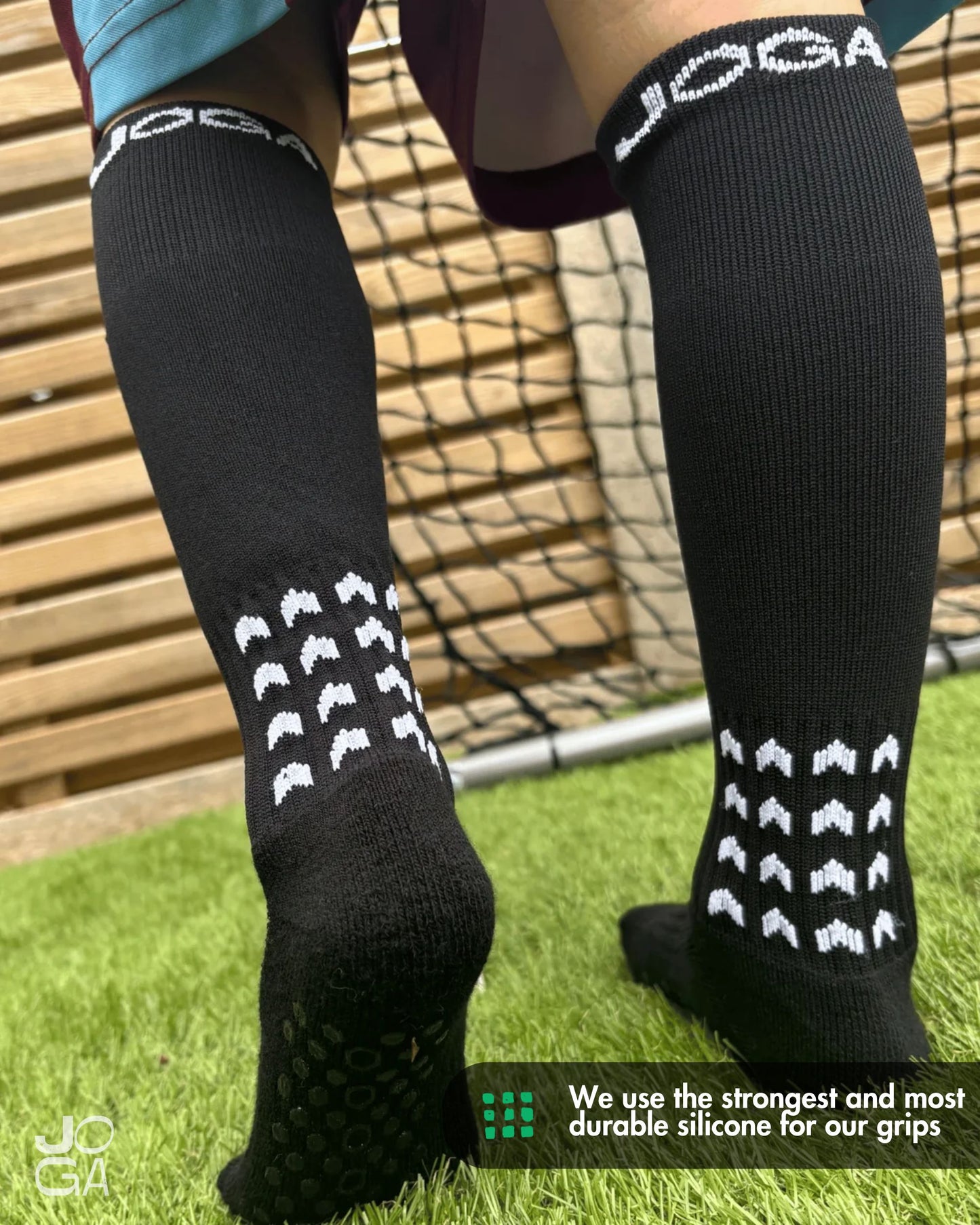 Full-Length Grip Socks - Black