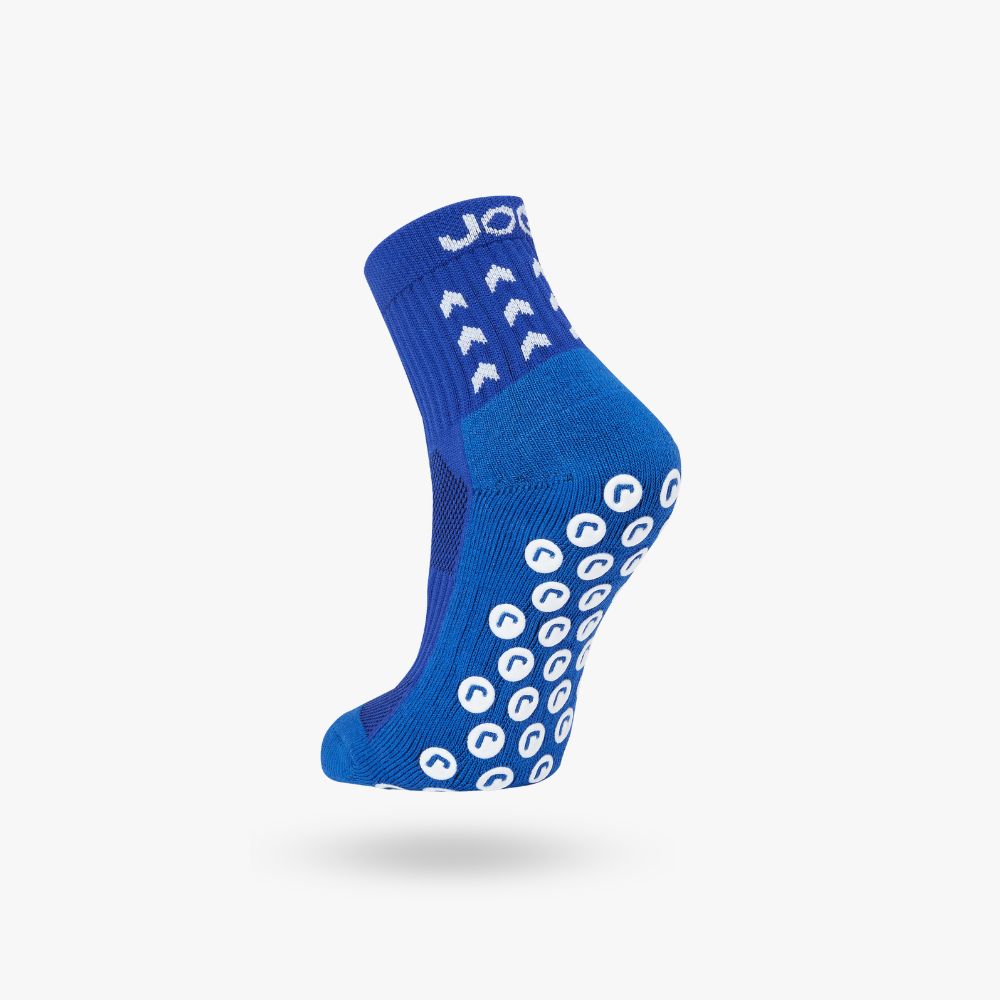 JOGA Starz grip socks full product laid out White Black Blue Red