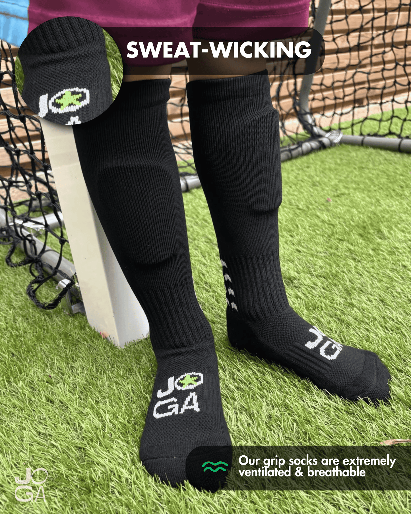 Medias de Agarre Starz - Negro