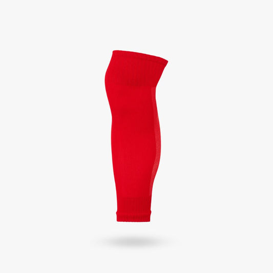 Young soccer player wearing JOGA Starz sock sleeve during match