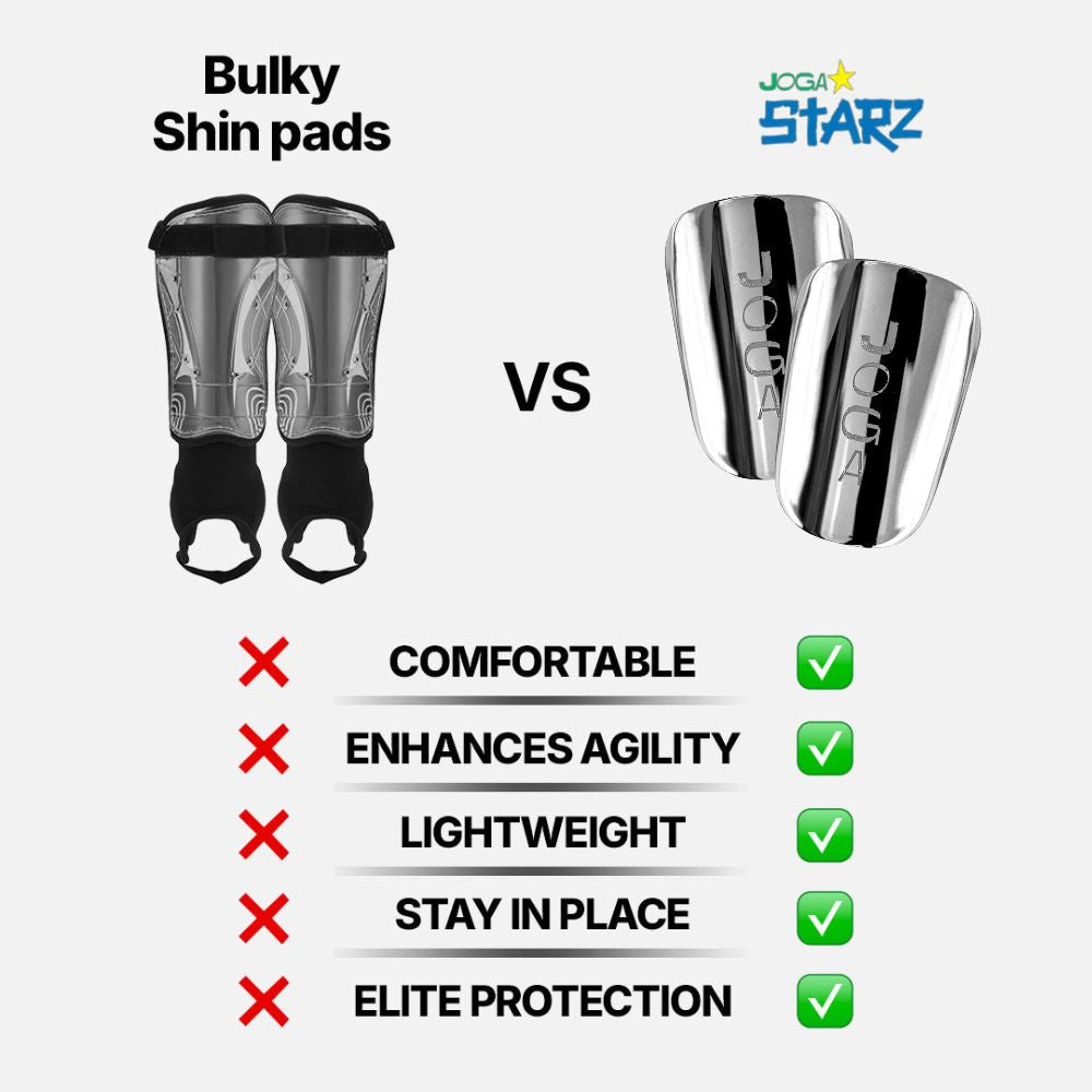Starz Shin Pads - Chrome (Limited Edition)