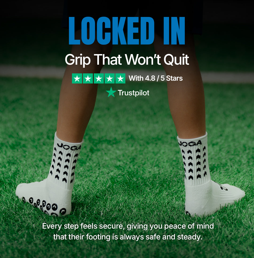 Performance benefits of JOGA Starz grip socks for kids