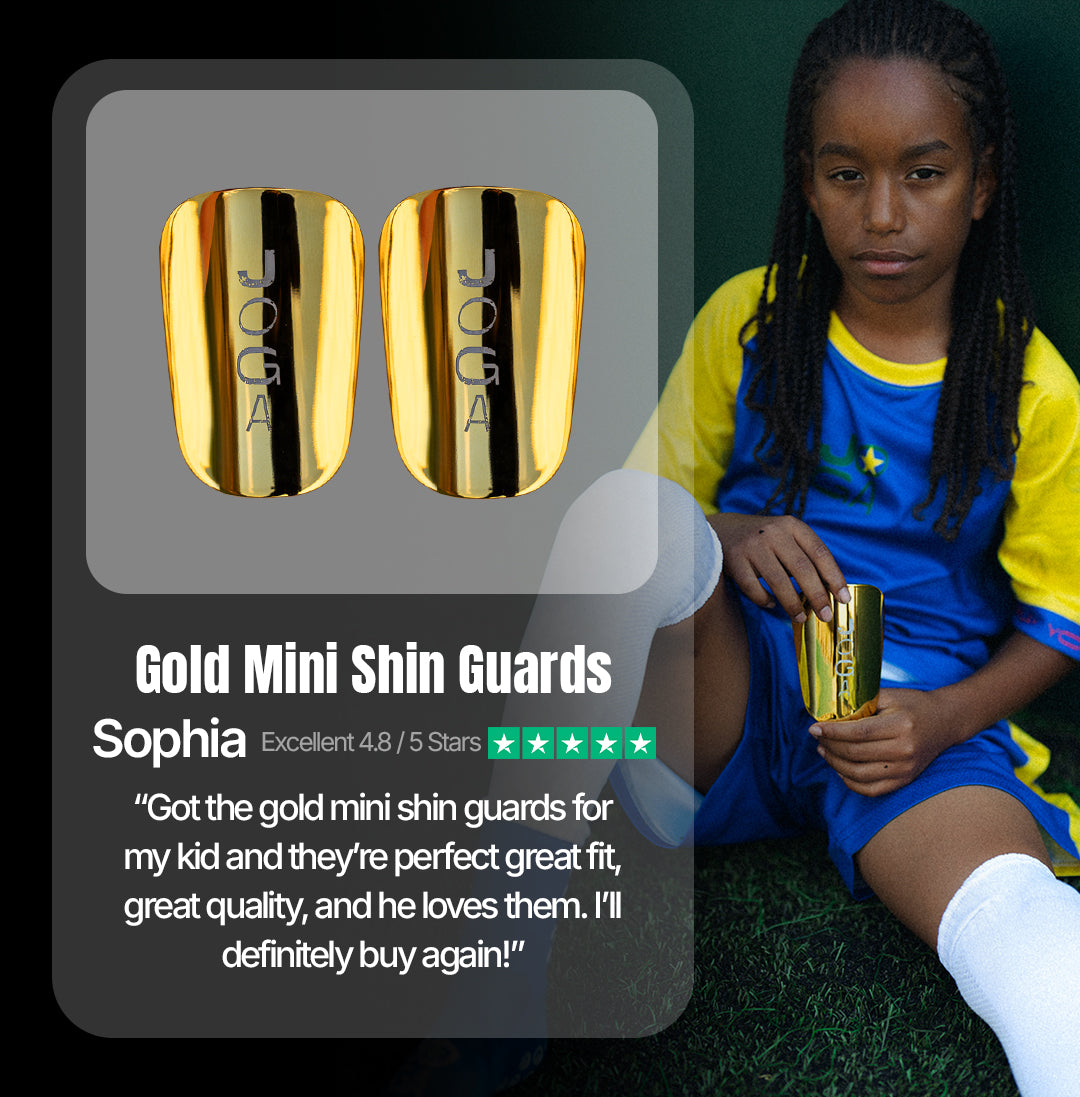 Customer reviews for JOGA Starz Gold limited edition shin pads