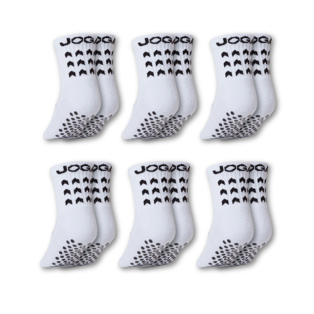 Exclusieve bundel van 6 paar - Starz Grip Sokken Wit