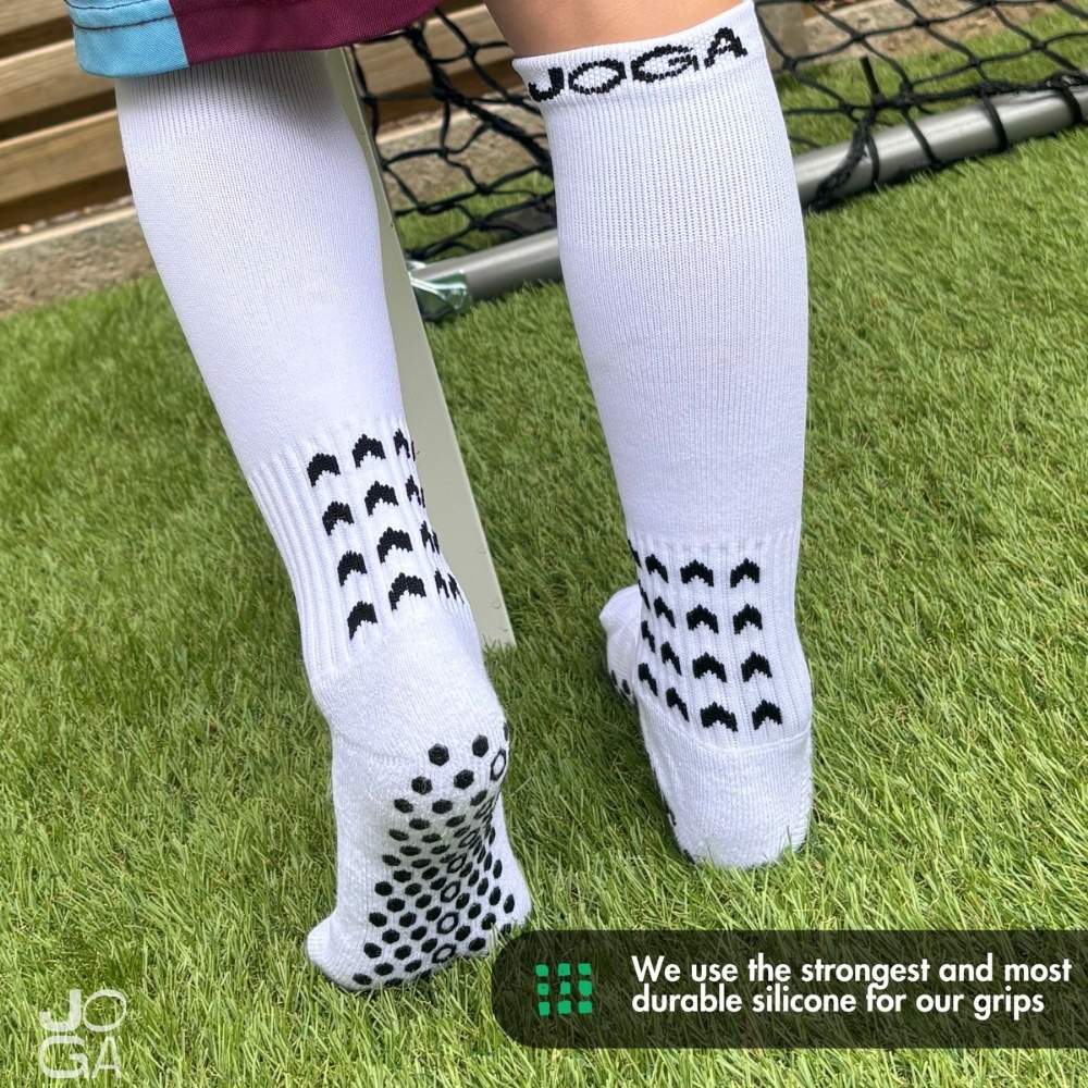Chaussettes longues antidérapantes - Blanc