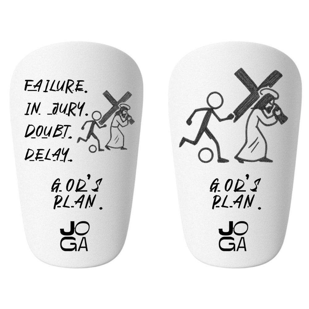 JOGA Motivational Shin Pad showing For those who believe in you design