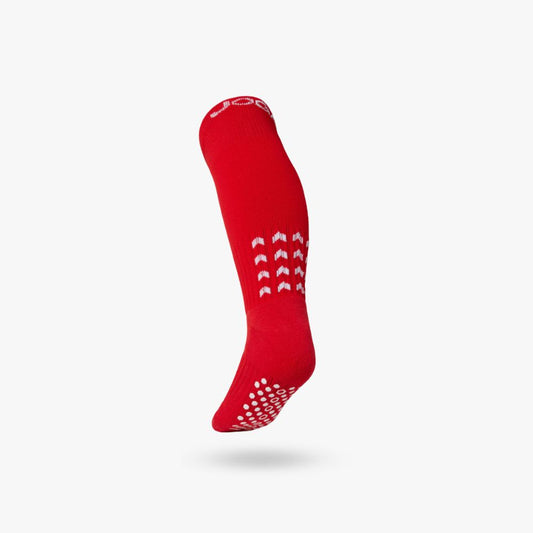 Full-Length Grip Socks - Red