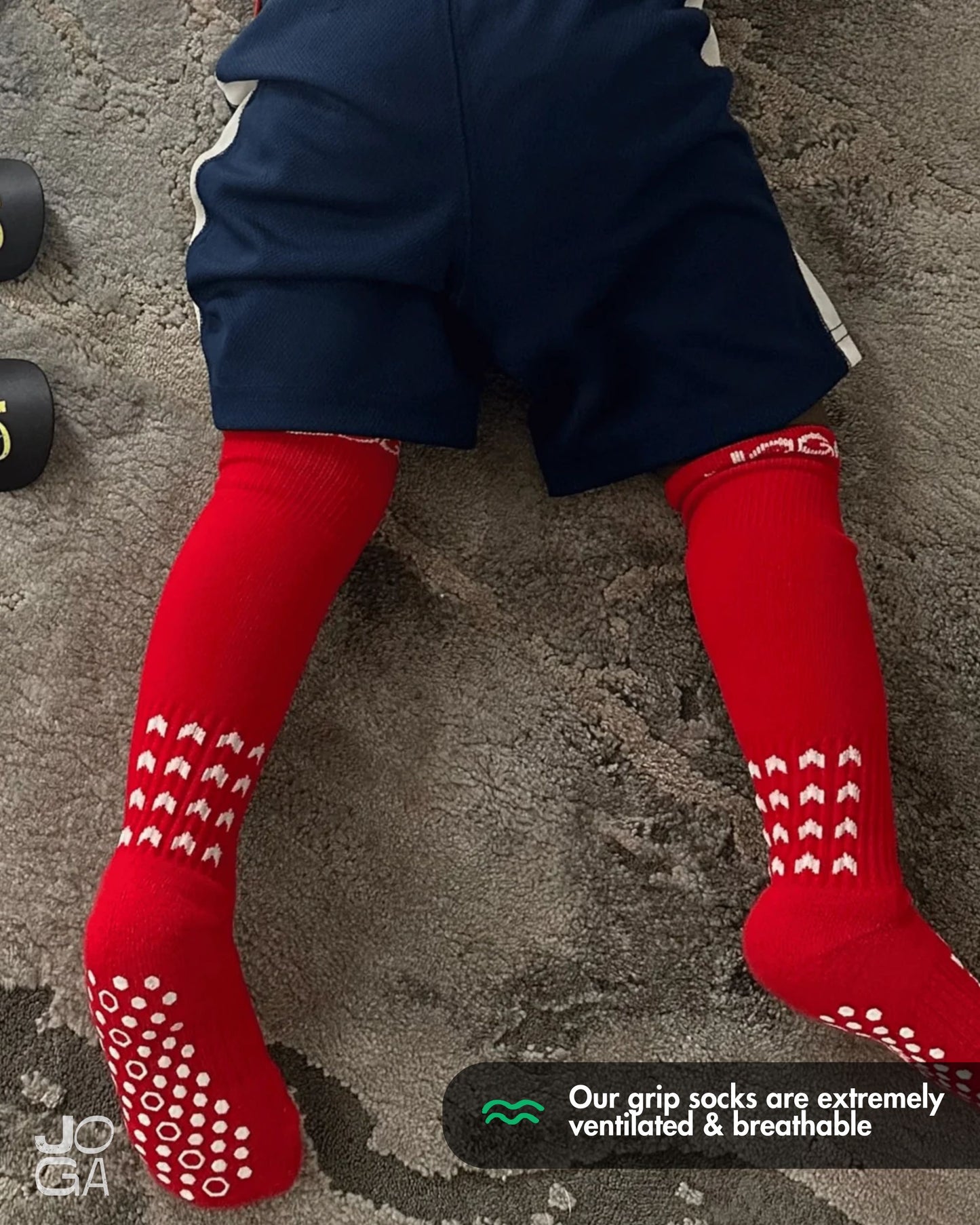 Starz Full-Length Grip Sokken - Rood 