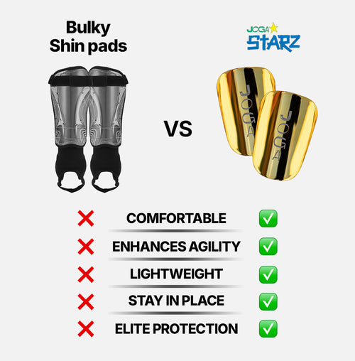 Starz Shin Pads - Gold (Limited Edition)