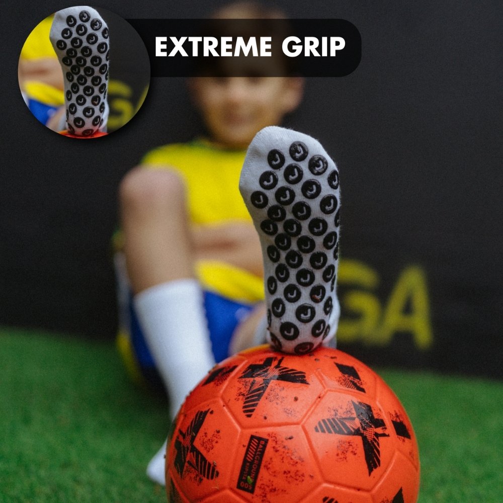 Exclusive 6 Pair Bundle - Grip Socks White