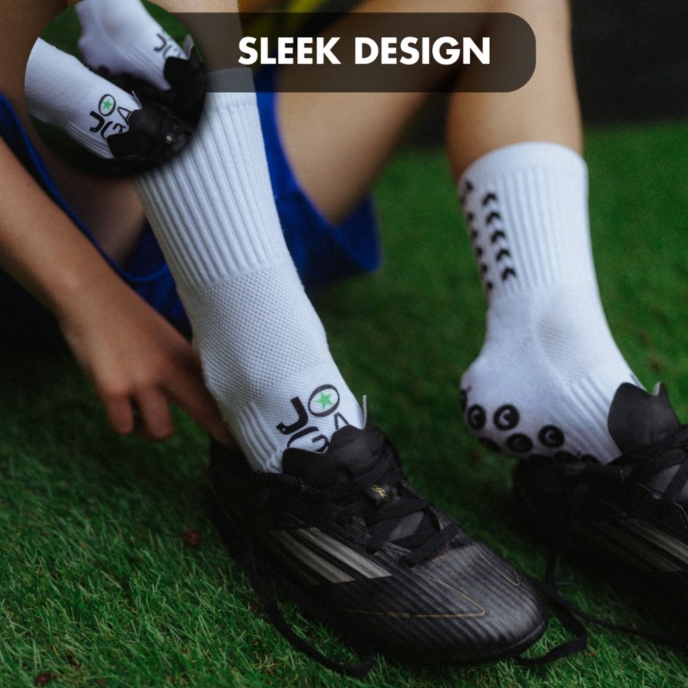 Exclusive 6 Pair Bundle - Grip Socks White